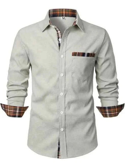 Chemise légère en coton pour homme