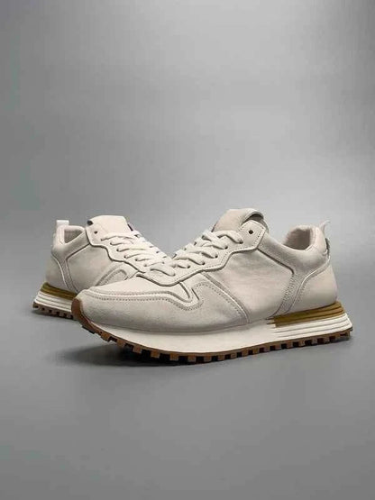 Baskets homme aspect cuir