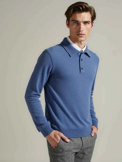 Pull-over élégant boutonné pour homme