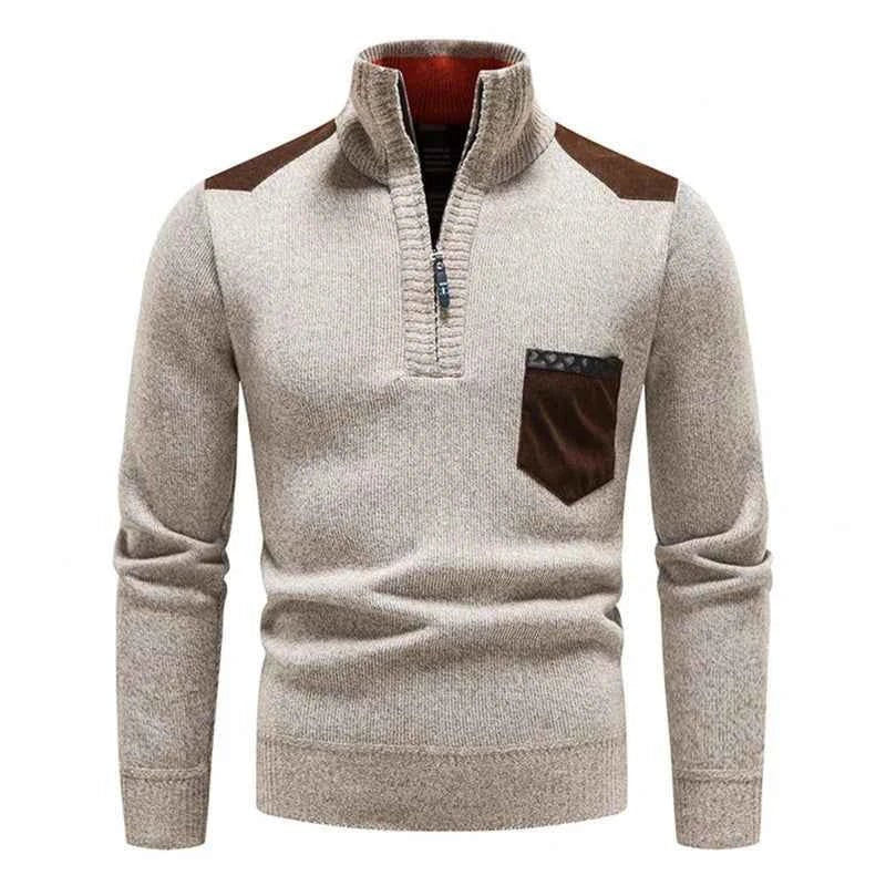 Pull-over homme col rond décontracté