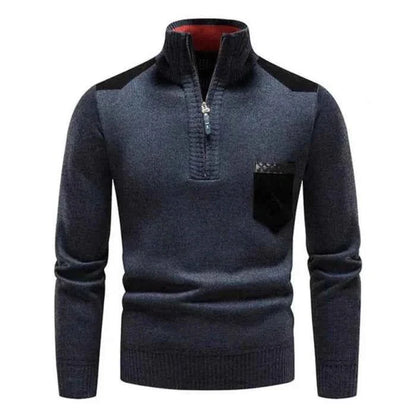 Pull-over homme col rond décontracté