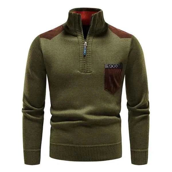 Pull-over homme col rond décontracté
