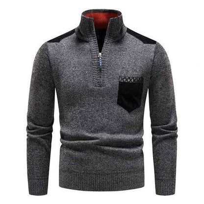 Pull-over homme col rond décontracté
