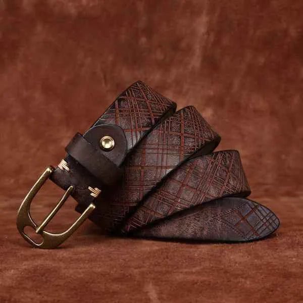 Ceinture homme en cuir personnalisée