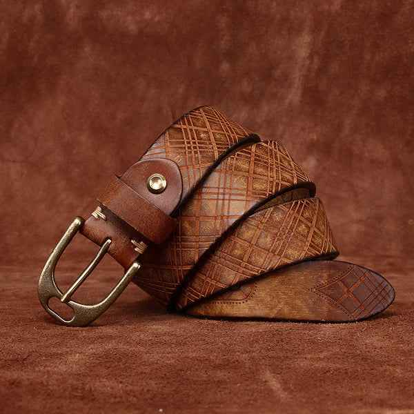 Ceinture homme en cuir personnalisée