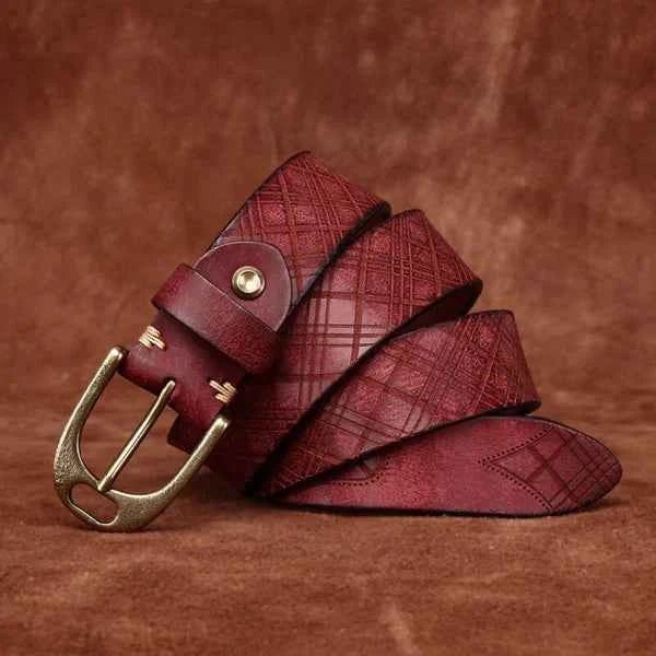 Ceinture homme en cuir personnalisée