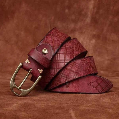 Ceinture homme en cuir personnalisée