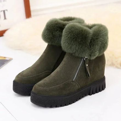 Bottes d'hiver fourrées pour femmes