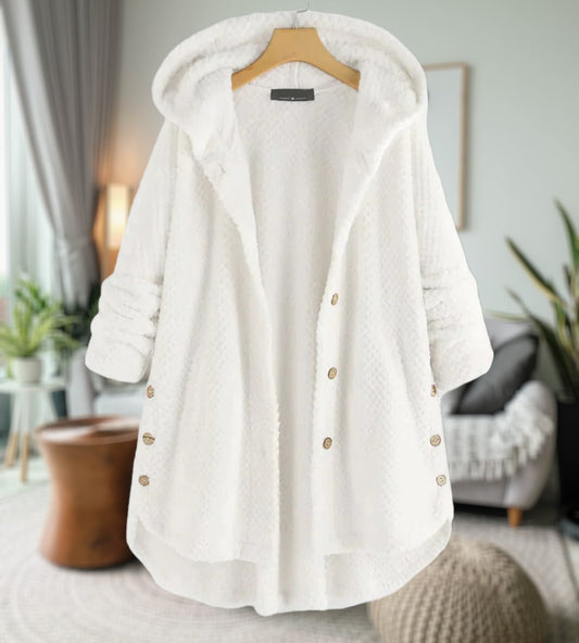 Damen Fleecejacke Weich Teddylook - IdealeKleiden