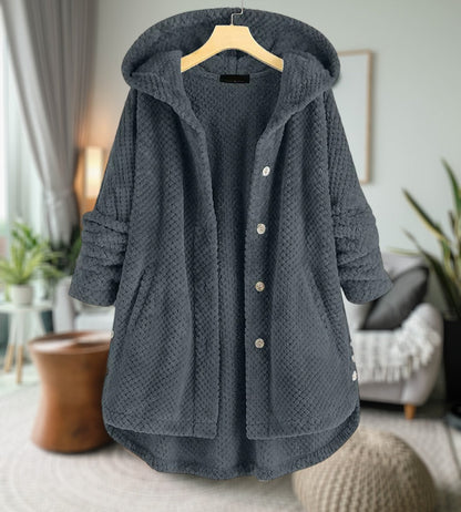 Veste polaire femme Aspect nounours doux