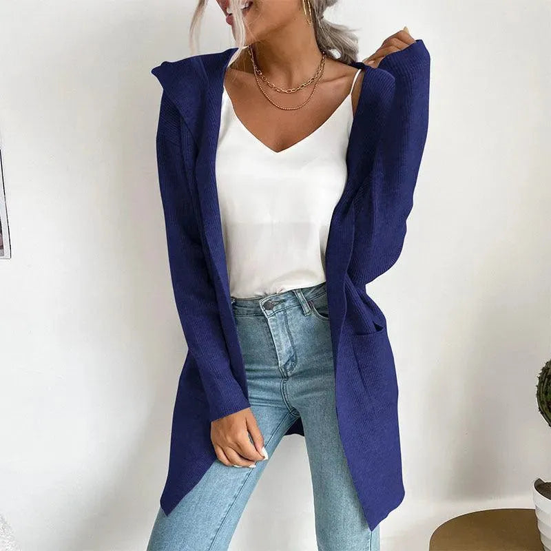 Cardigan pull élégant pour femme avec motif délicat