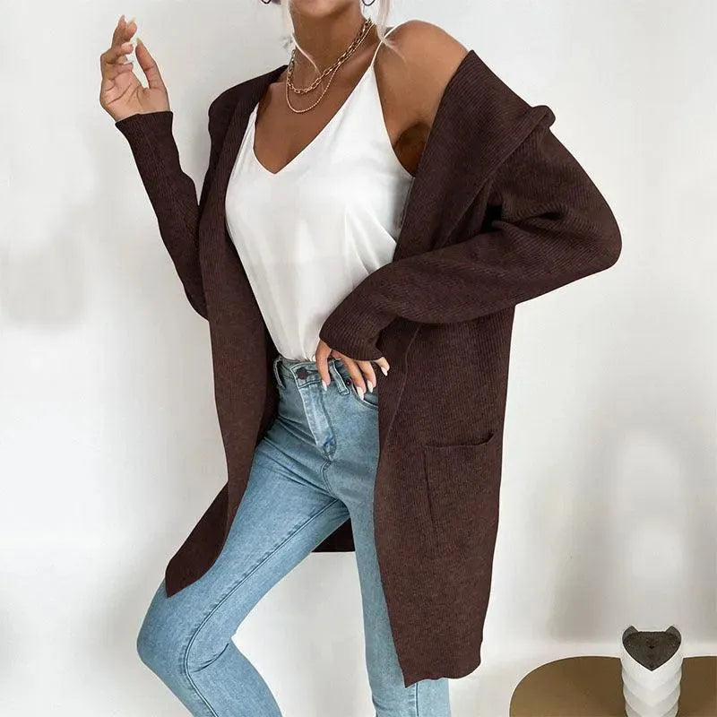 Cardigan pull élégant pour femme avec motif délicat