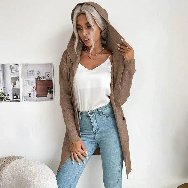 Cardigan pull élégant pour femme avec motif délicat