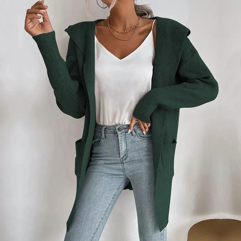 Cardigan pull élégant pour femme avec motif délicat