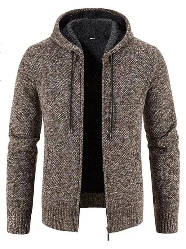 Gilet Cardigan Homme Moderne Fermeture Éclair