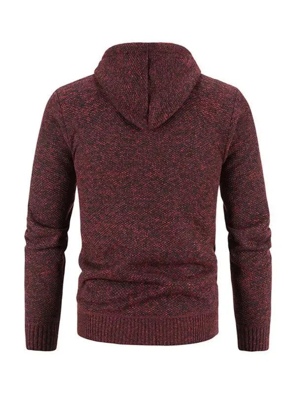 Herren Strickjacke Pullover Modern Zipper - IdealeKleiden