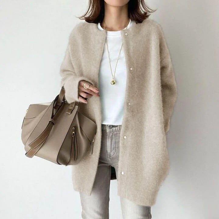 Gilet élégant pour femme Beige