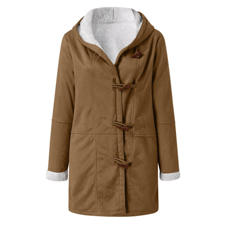 Weiche Winterjacke Damen Hoodie - IdealeKleiden