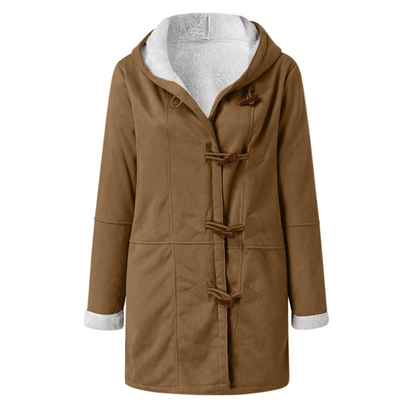 Weiche Winterjacke Damen Hoodie - IdealeKleiden