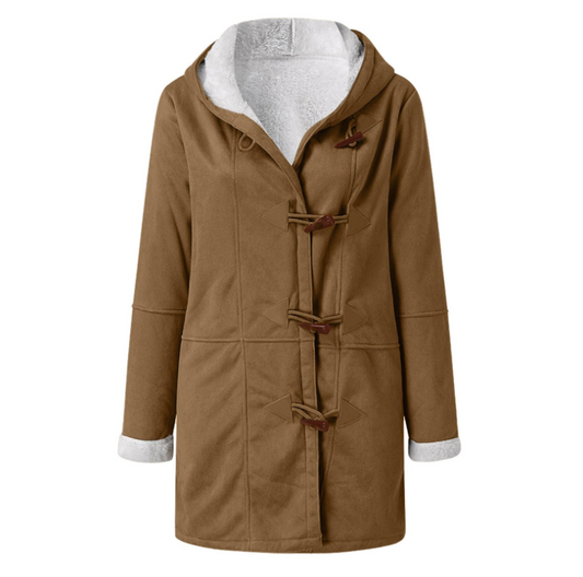 Weiche Winterjacke Damen Hoodie - IdealeKleiden