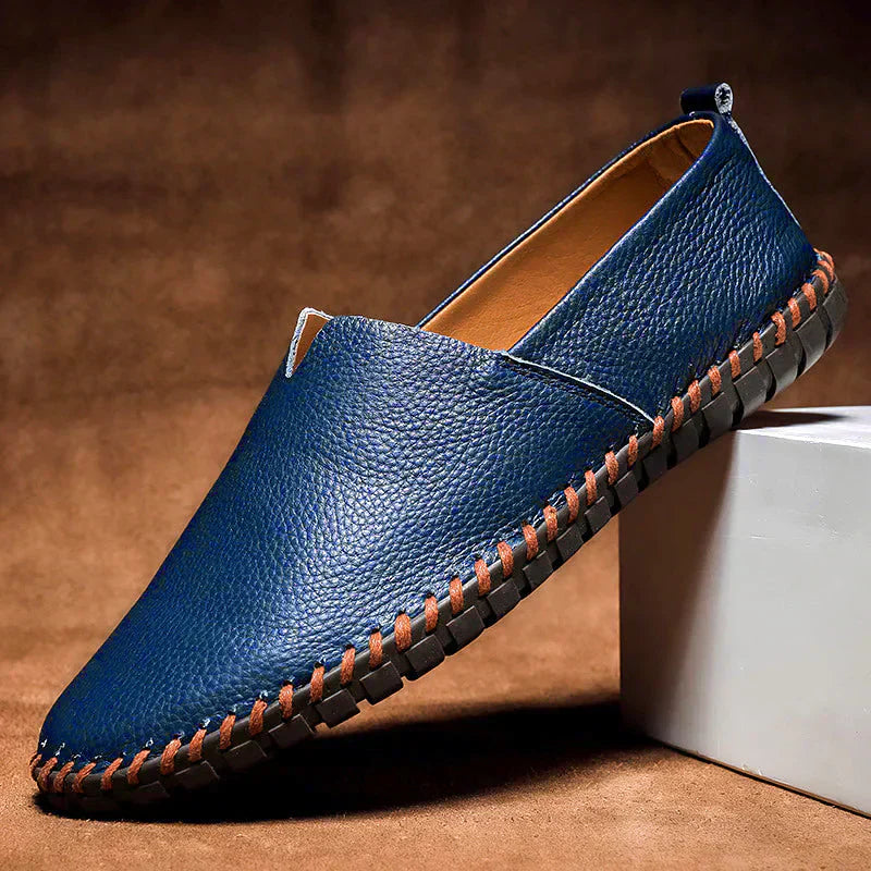 Mocassins élégants en cuir pour homme, qualité luxe