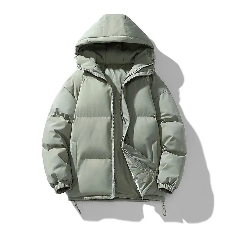Veste d'hiver homme à capuche isolée