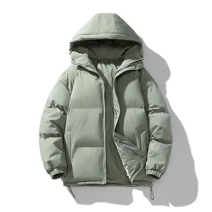 Doudoune matelassée à capuche pour homme