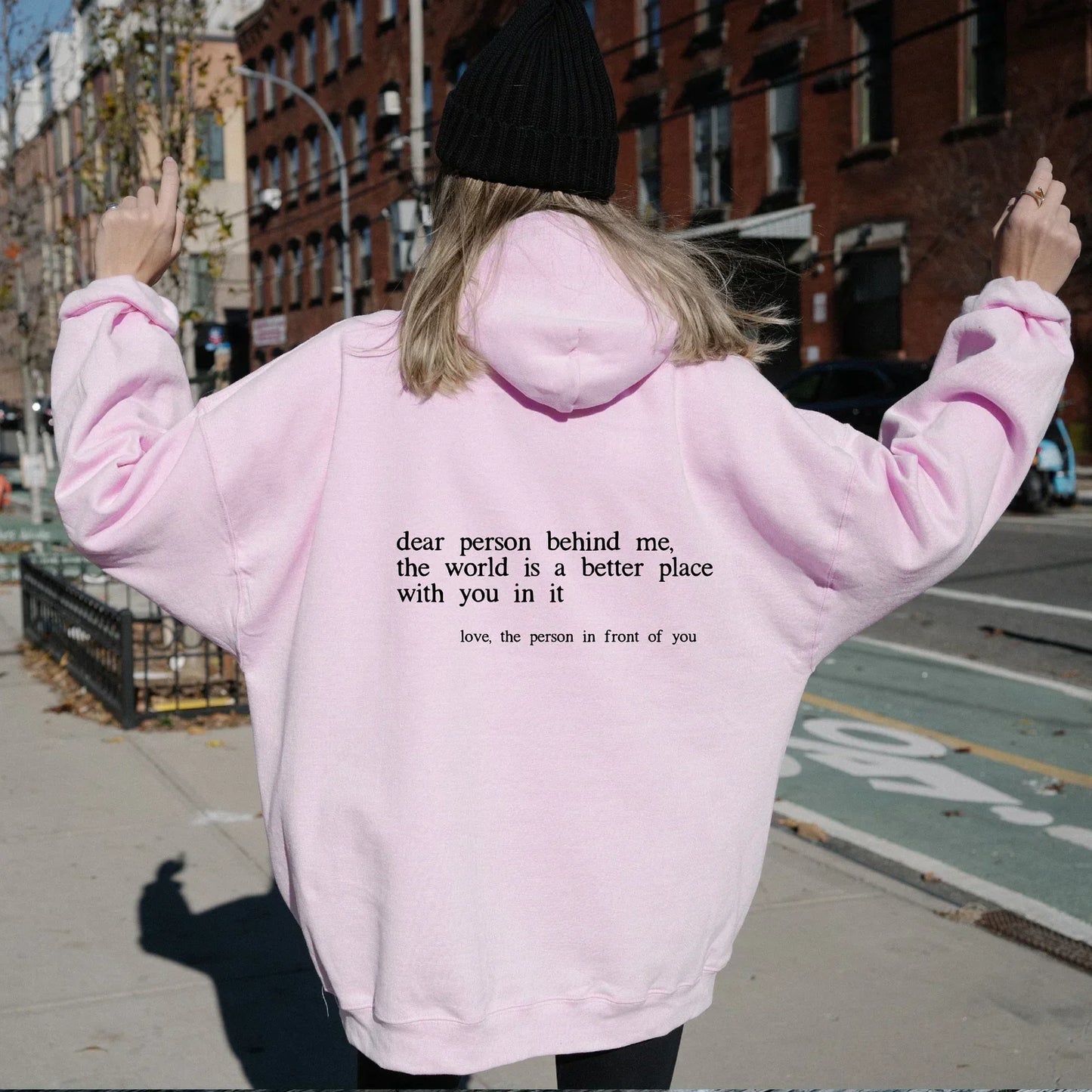 Hoodie à la mode avec inscription Design tendance