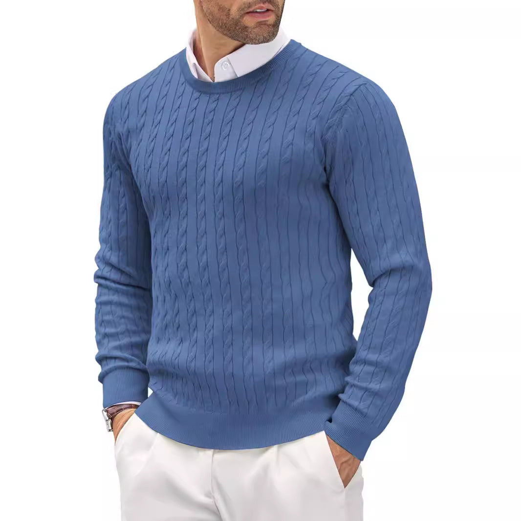 Pull torsadé élégant pour hommes