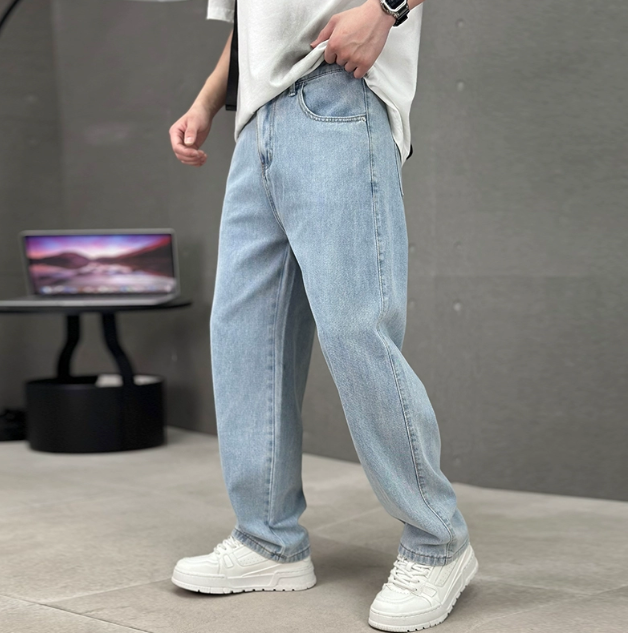 Jeans Homme Confort Printemps Coupe décontractée