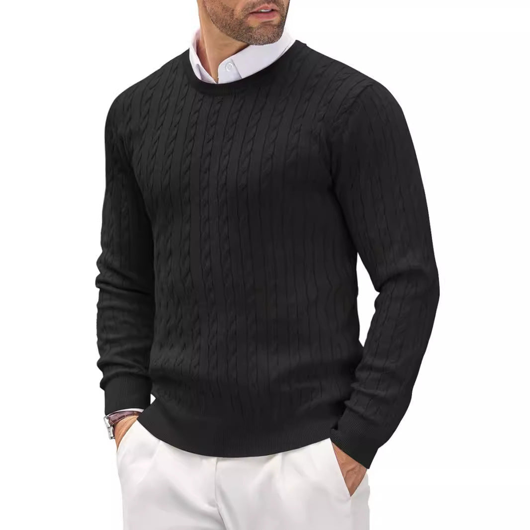 Pull torsadé élégant pour hommes