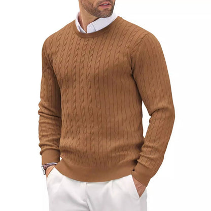 Pull torsadé élégant pour hommes