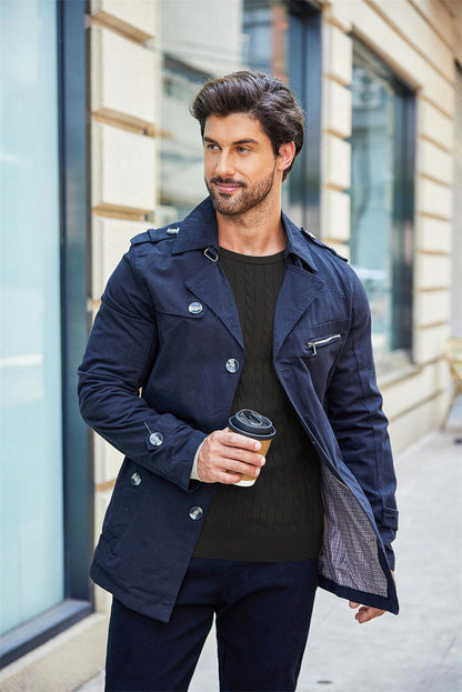 Stylisher Zopfstrick Pullover Herren - IdealeKleiden