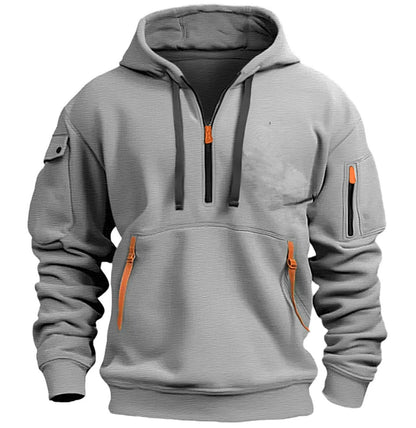 Modischer Herren Pullover Kapuze Style - IdealeKleiden