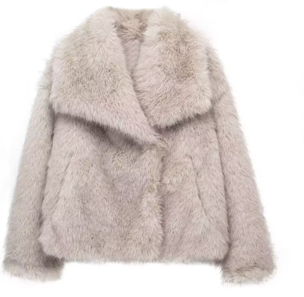 Robe élégante pour femme, beige, chaude, de luxe