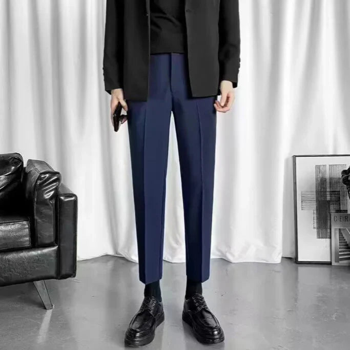 Pantalon Homme Coupe Slim Design Moderne