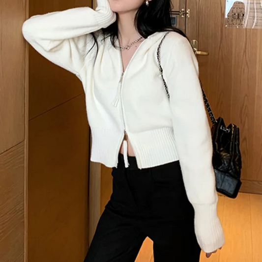 Stilvolle Cropped Weste Elegant & Chic - IdealeKleiden