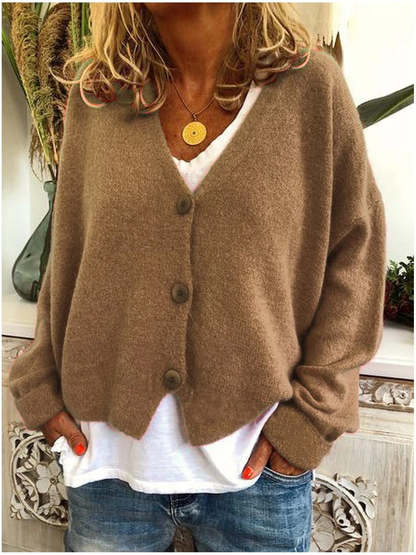 Gilet en maille souple chaud pour femme