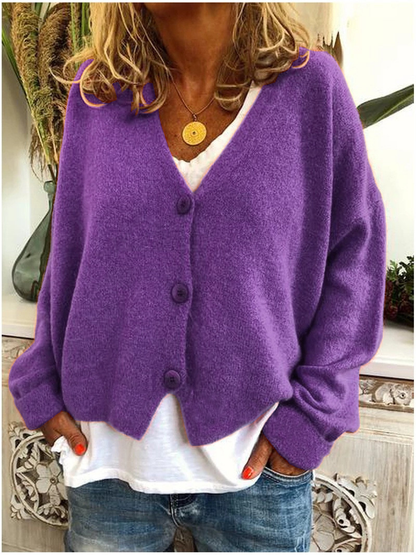 Gilet en maille souple chaud pour femme