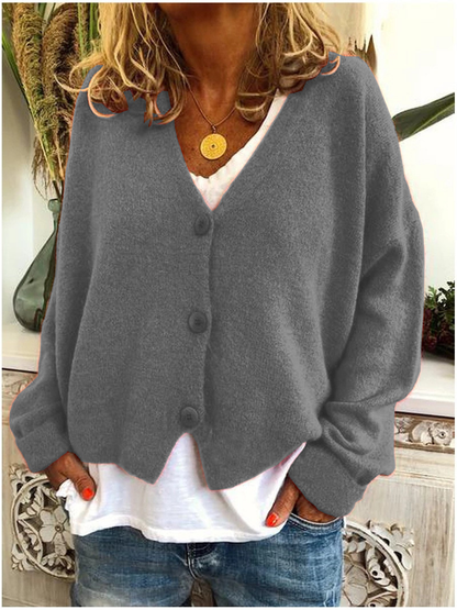 Gilet en maille souple chaud pour femme