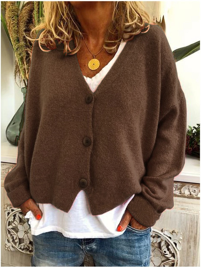 Gilet en maille souple chaud pour femme