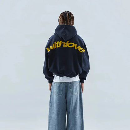 Unisex Sweatshirt Mit Liebe Druck - IdealeKleiden