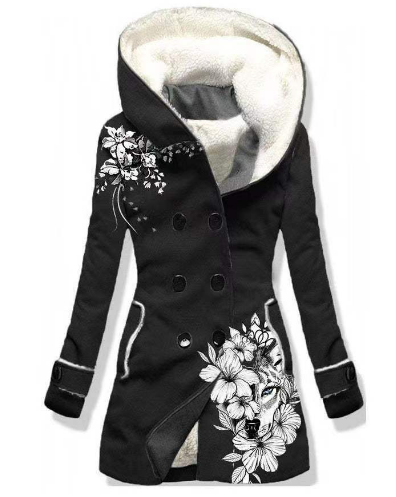 Manteau d'hiver élégant pour femme Confortable et chaud