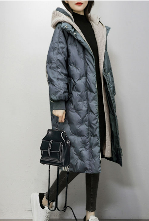 Bequemer Wintermantel Modern Lässig - IdealeKleiden