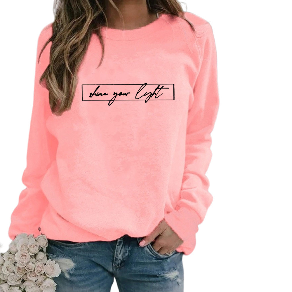 Vêtements pour femmes | Sweat-shirt de mode avec impression de motivation