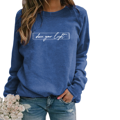 Vêtements pour femmes | Sweat-shirt de mode avec impression de motivation