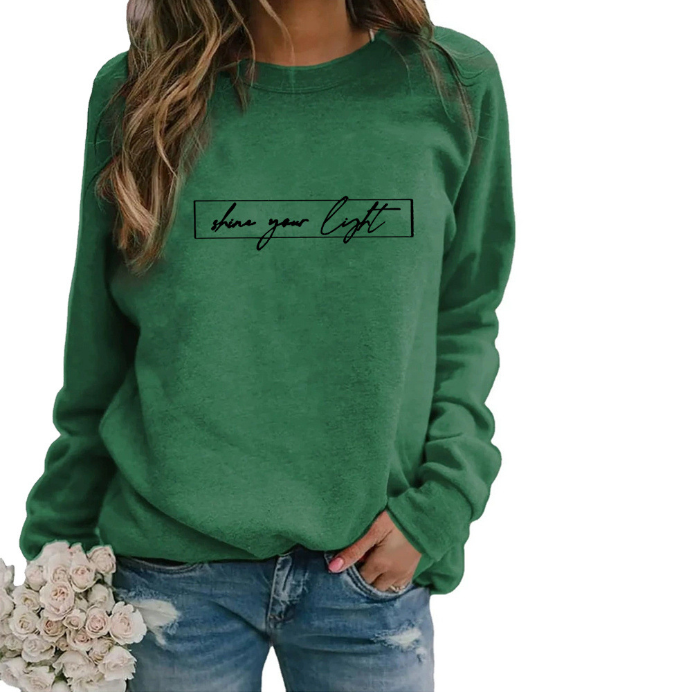 Vêtements pour femmes | Sweat-shirt de mode avec impression de motivation