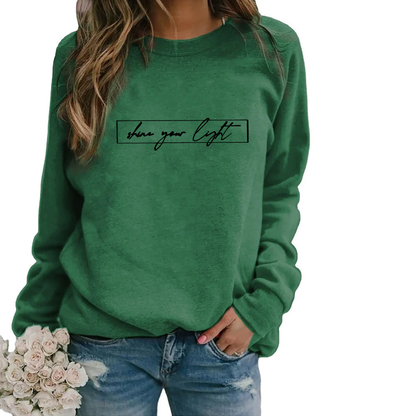 Vêtements pour femmes | Sweat-shirt de mode avec impression de motivation
