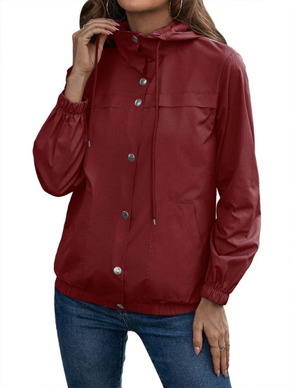Veste à capuche femme automne hiver
