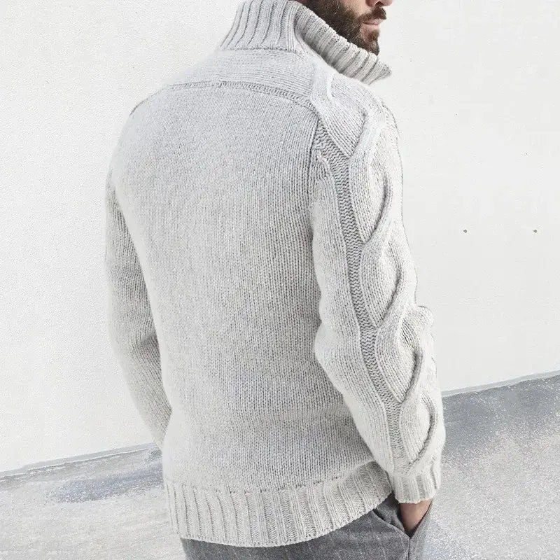 Stylische Herrenstrickjacke Elegant Bequem - IdealeKleiden